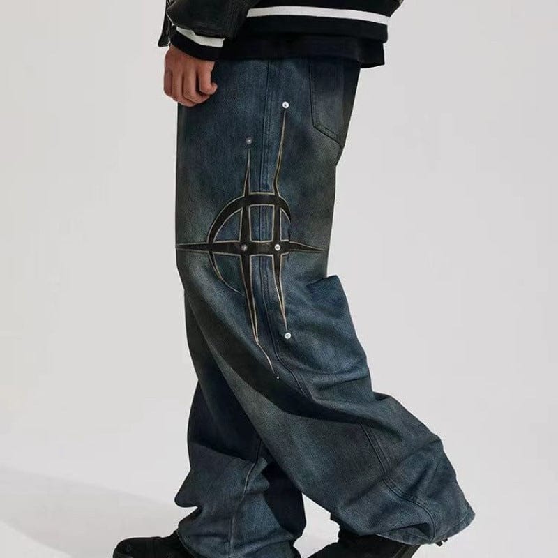 Jean baggy rétro saroual