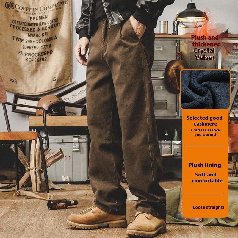 Loose Straight Men's Casual Trousers saroual