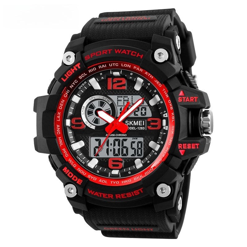 Montre électronique de sport étanche multifonctionnelle pour hommes saroual