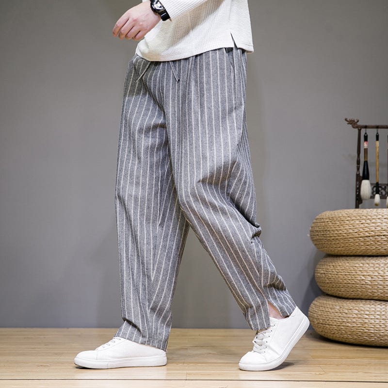 Pantalon en lin - style décontracté saroual