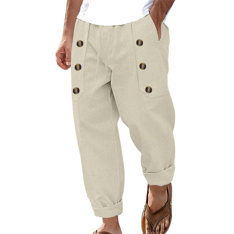 Pantalon homme lin Hawaï léger et respirant Saroual – vue produit 6
