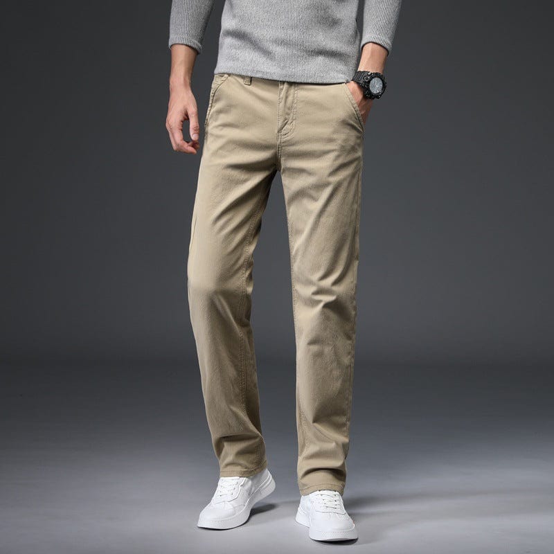 Pantalons tendance de marque de style Hong Kong pour hommes, pantalons d'été fins et décontractés saroual