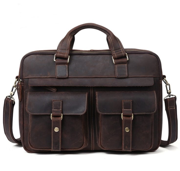 Sac ordinateur pour homme | Sac pour homme en cuir saroual