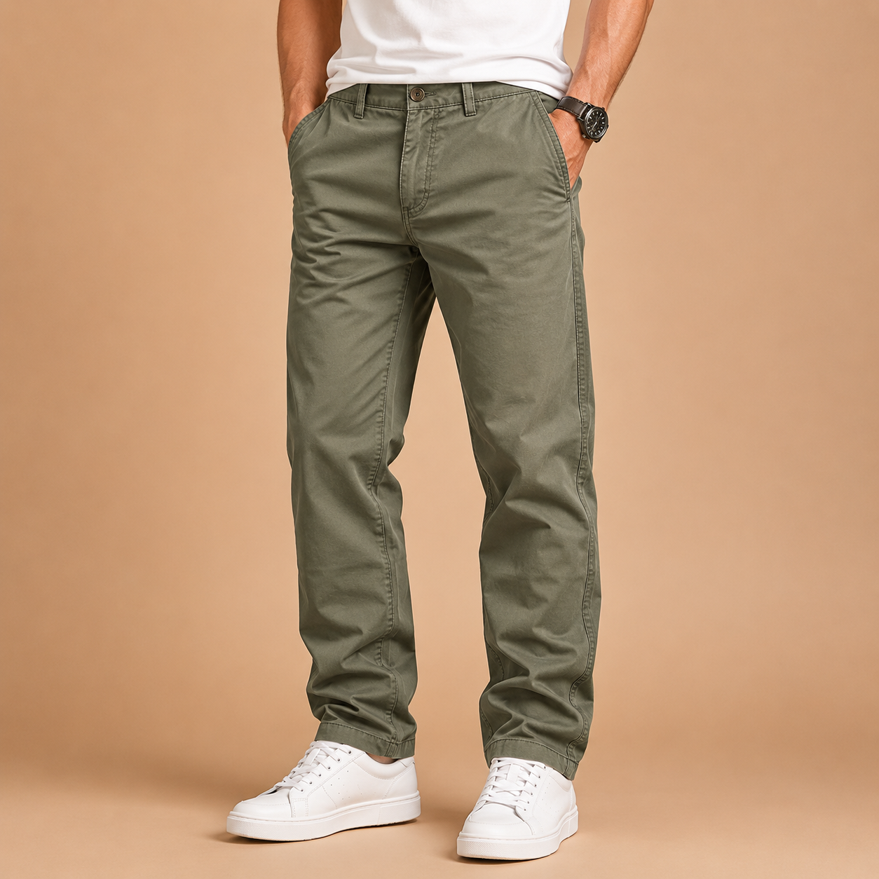 Pantalon chino - Décontracté