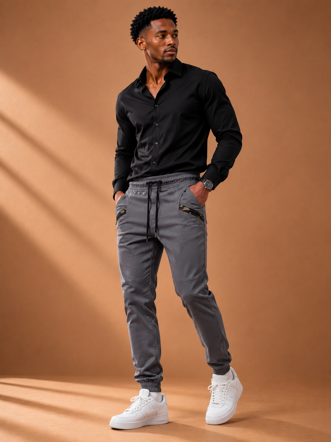Pantalon Cargo Homme Coupe Droite – Tendance
