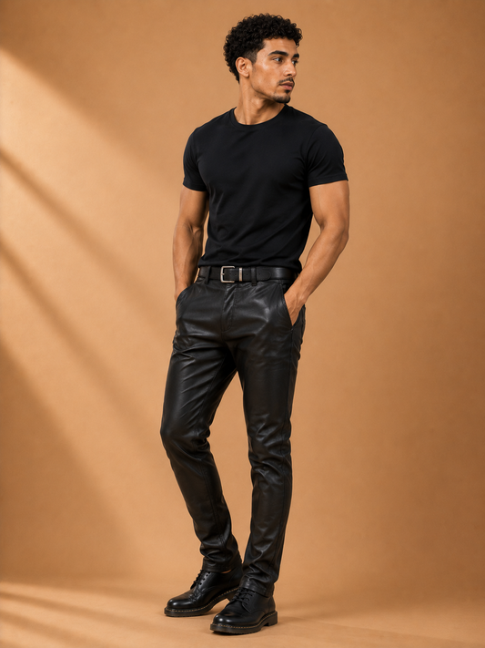 Pantalon Motard Homme – Style Urbain