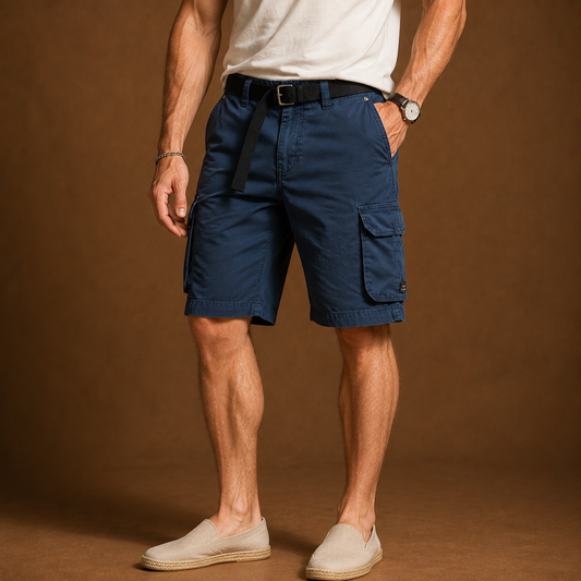 Bermuda cargo homme été Saroual porté – style tendance