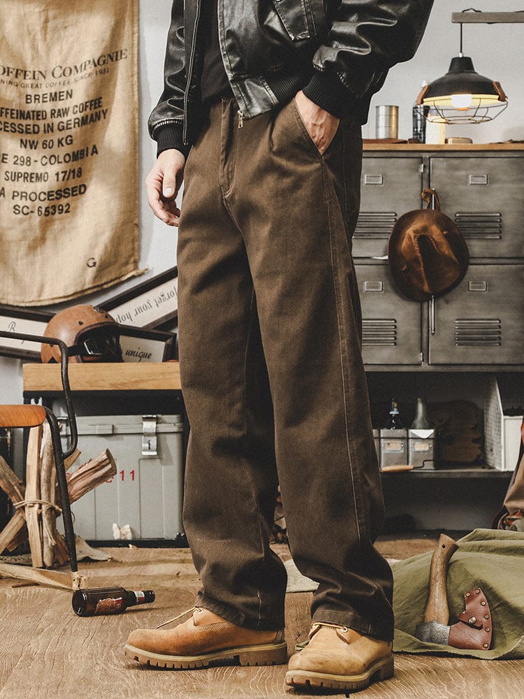 Loose Straight Men's Casual Trousers saroual