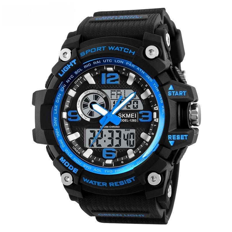 Montre électronique de sport étanche multifonctionnelle pour hommes saroual
