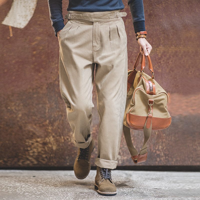Pantalon cargo homme coupe droite Cargo Héritage Saroual – vue produit 3