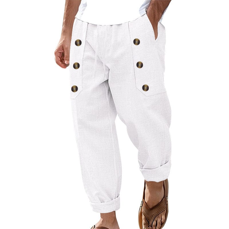 Pantalon homme lin Hawaï léger et respirant Saroual – vue produit 3