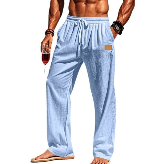 Pantalon lin et coton homme léger et respirant Saroual – vue produit 2