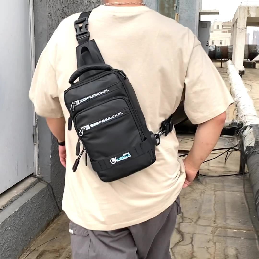 Sac à dos homme multifonction USB Saroual – vue produit 3